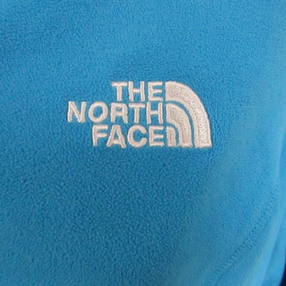 Women's | North Face | Fleece | Pullover | 1/4 Zip | Turquoise - Picture 2 of 4